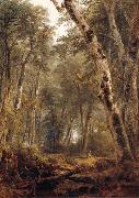 Asher Brown Durand Study Woodland interior USA oil painting artist
